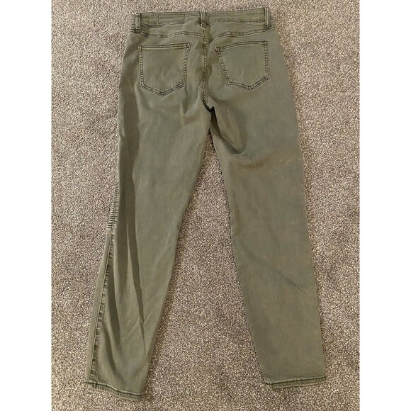 PISTOLA Green Womens Stretch Pants Size 30 Moto Biker Grunge Punk Distressed - Picture 4 of 4